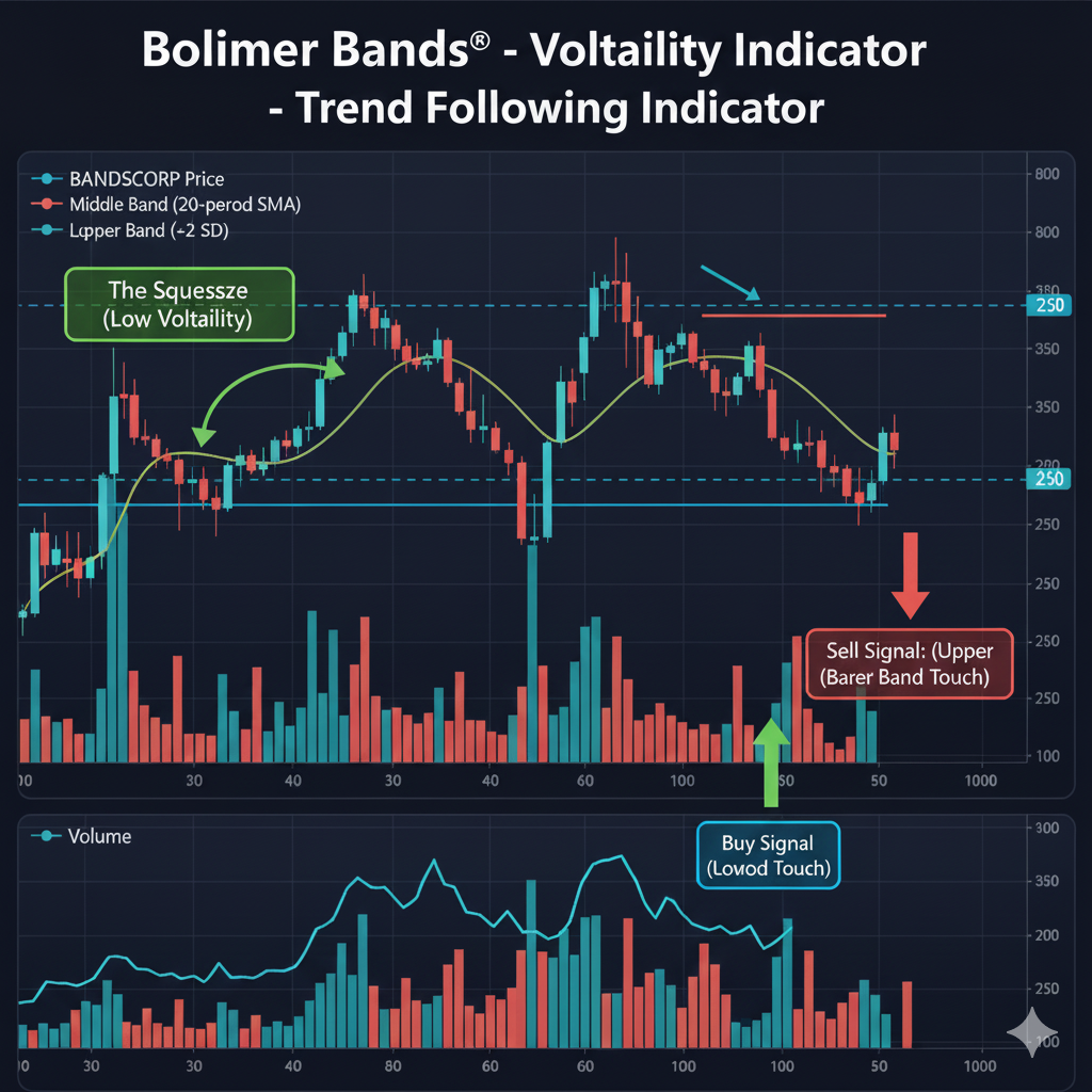 Bollinger Band Chart Example