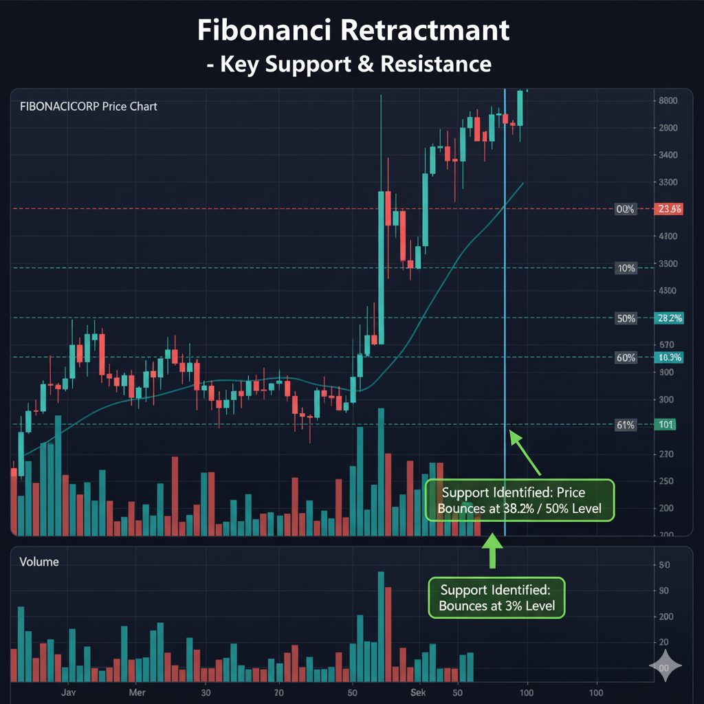 Fibonacci Retracement Chart Example