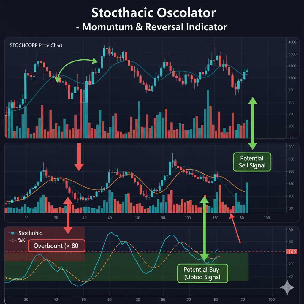 Stochastic Oscillator Chart Example